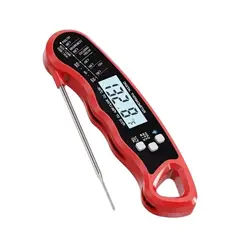 OEM - Termometro Digital Cocina Carnes Liquidos Aceite Plegable