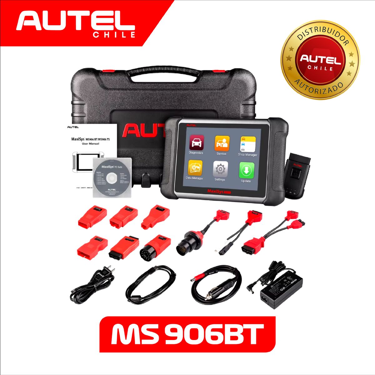 AUTEL - Scanner Autel Maxisys MS906BT + 3 Años de Actualizaciones