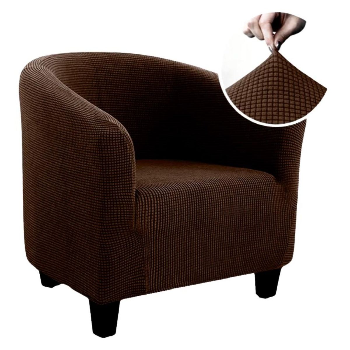 GENERICO - Set de 2 Funda Poltrona Sofa Texturizada Ajustable 8n5