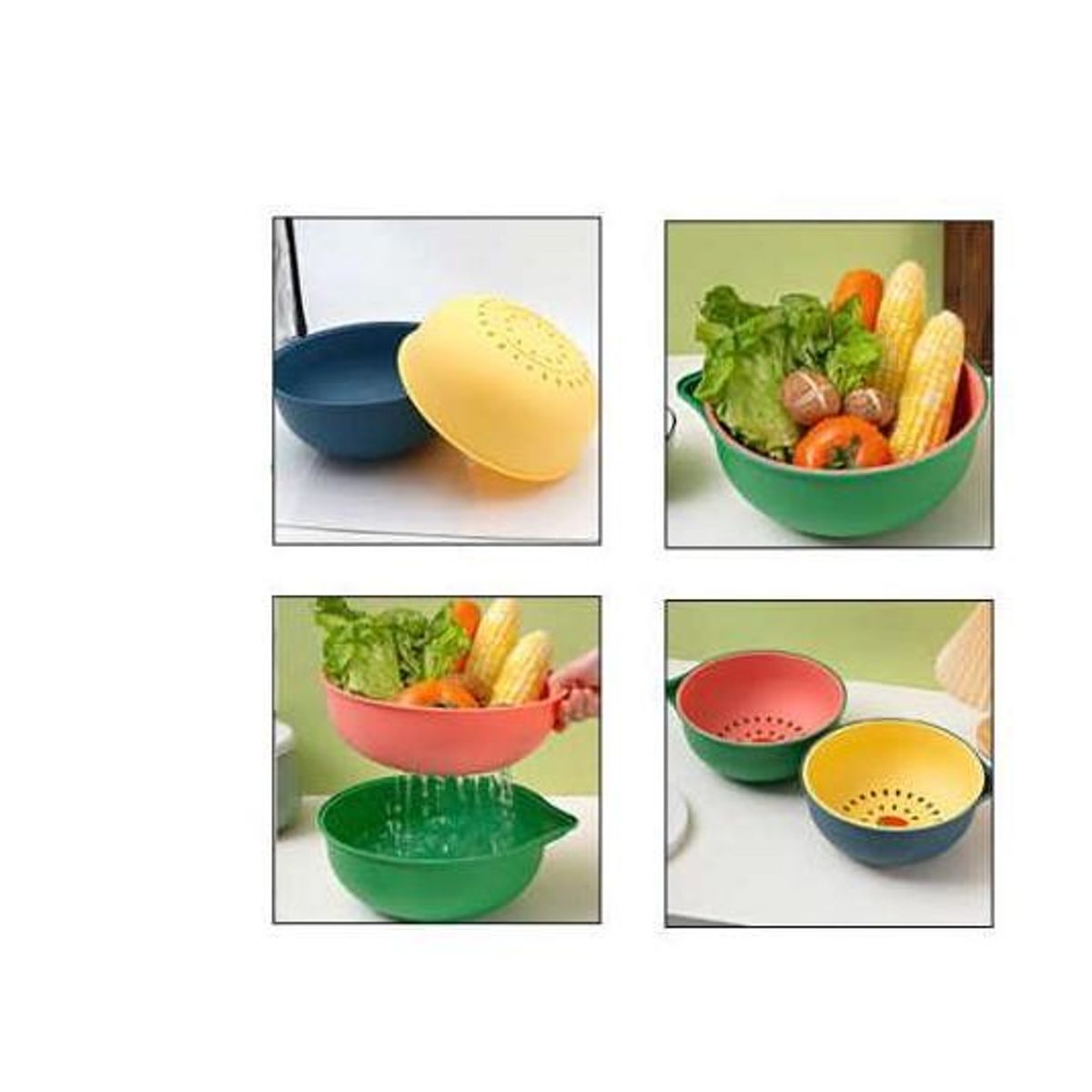 GENERICO - Bowl Escurridor Doble Capa