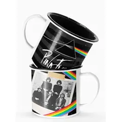 S/M - Taza Lechero Enlozado Pink Floyd Foto