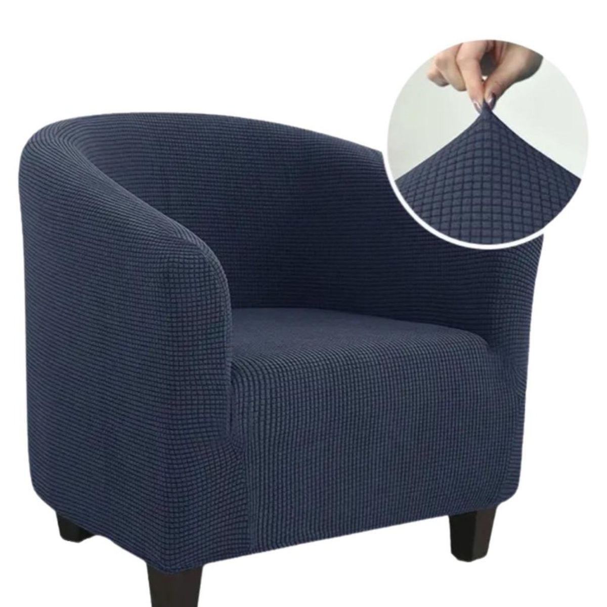 GENERICO - Set de 2 Funda Poltrona Sofa Texturizada Ajustable 8n8