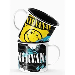 S/M - Taza Lechero Enlozado Nirvana