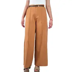 MPROPIA - Pantalón Palazzo Vestir Semi Formal Casual Tiro Alto 054