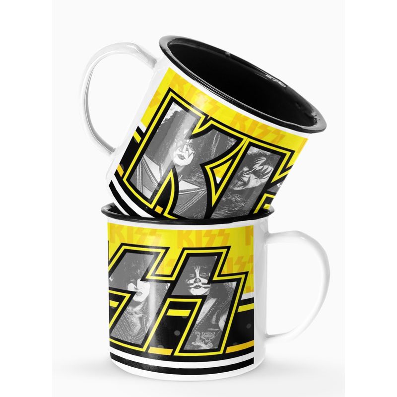 S/M - Taza Lechero Enlozado Kiss 1