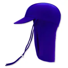 JUMP KIDS - Gorro Largo Con Protección UV +50 Azul Liso