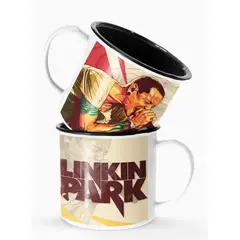 S/M - Taza Lechero Enlozado Linkin Park