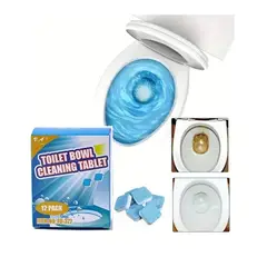 GENERICO - 12 Pastillas limpiadoras de Espuma para Limpieza de WC