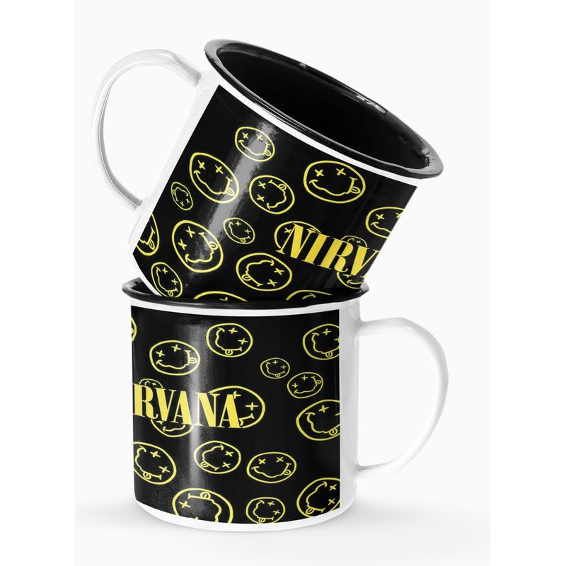 S/M - Taza Lechero Enlozado Nirvana 3