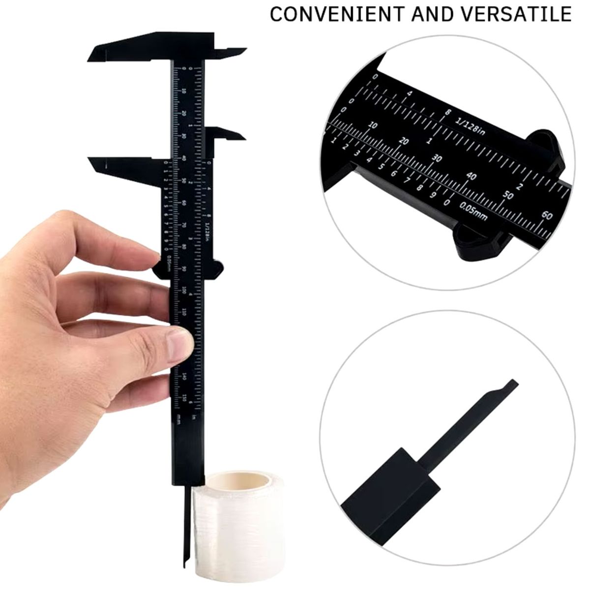 GENERICO - Pie de Metro Calibrador Vernier Medidor Indicador 150 mm