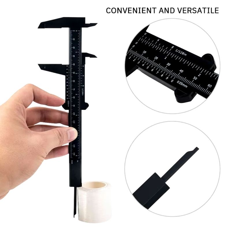 GENERICO - Pie de Metro Calibrador Vernier Medidor Indicador 150 mm