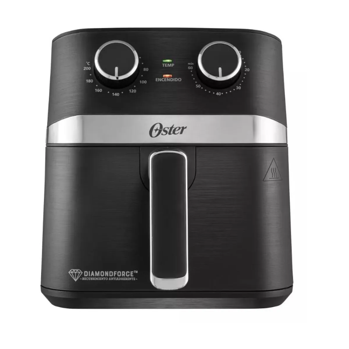 OSTER - Freidora De Aire Manual 4lt Oster Diamond Force Ckstaf401 Color Negro.