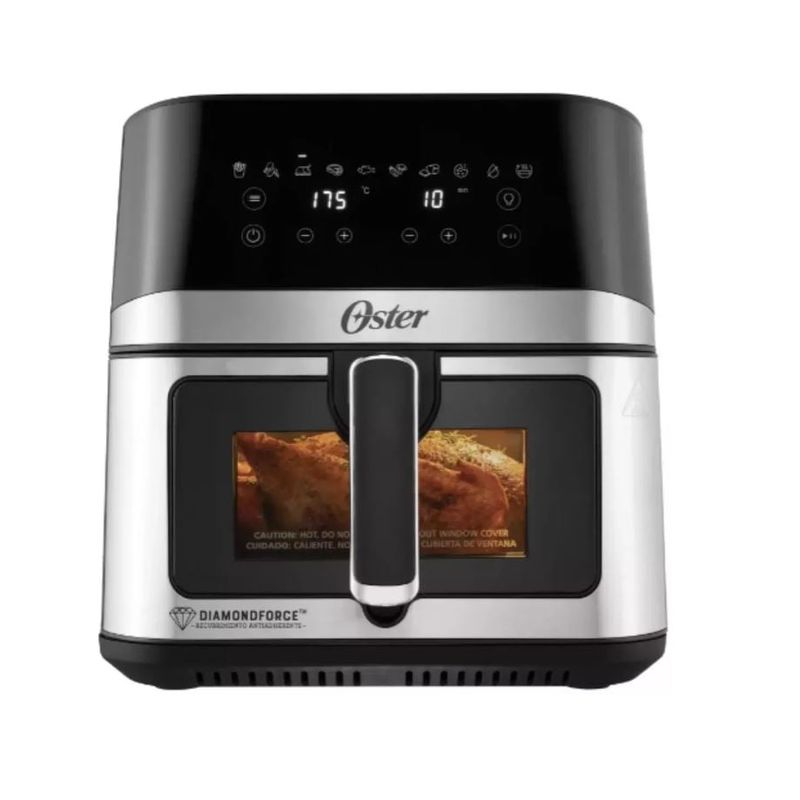 OSTER - Freidora Aire Digital 7.5l Oster 10 Programas Color Gris