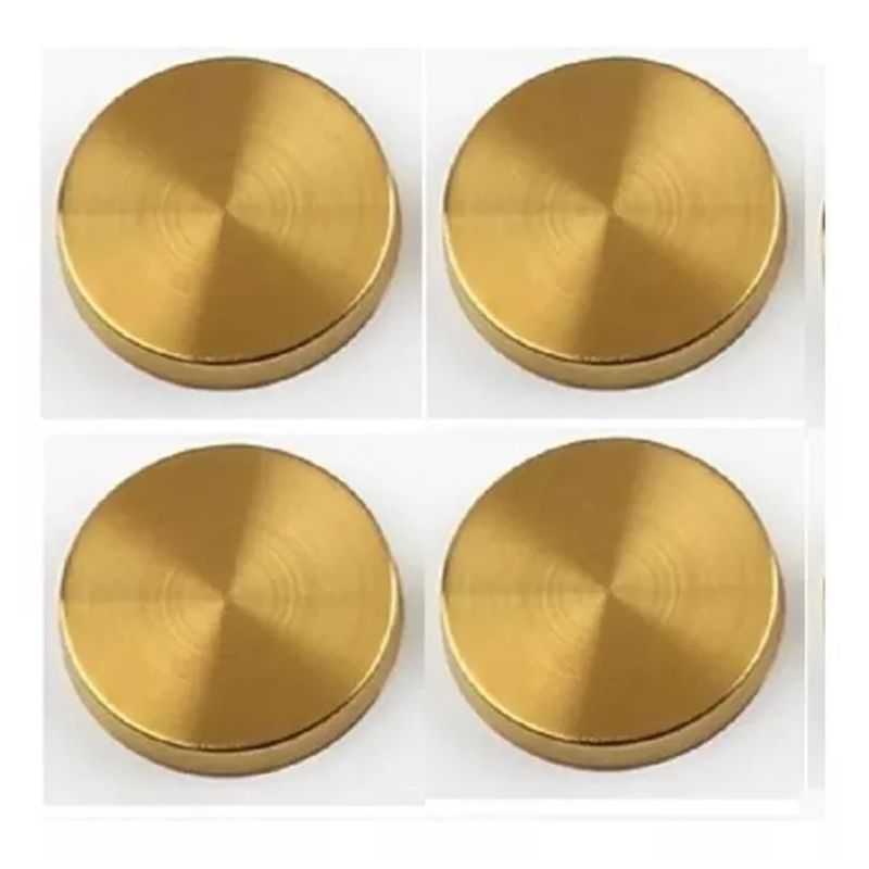GENERICO - Tapa Tornillo Inoxidable Embellecedor 4un