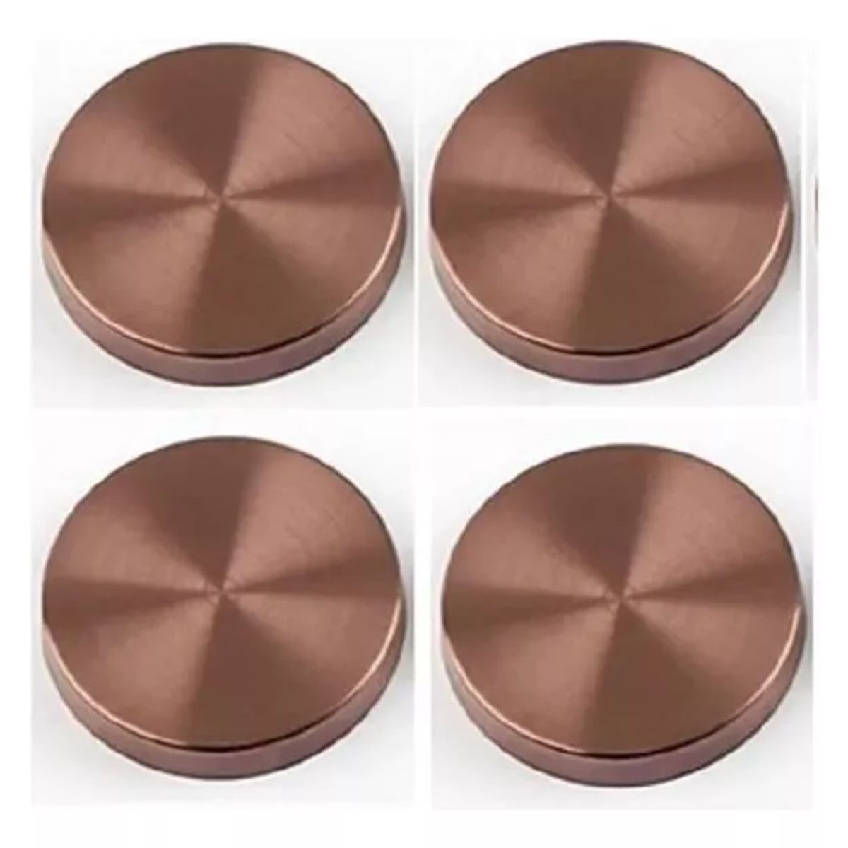 GENERICO - Tapa Tornillo Inoxidable Embellecedor 4un