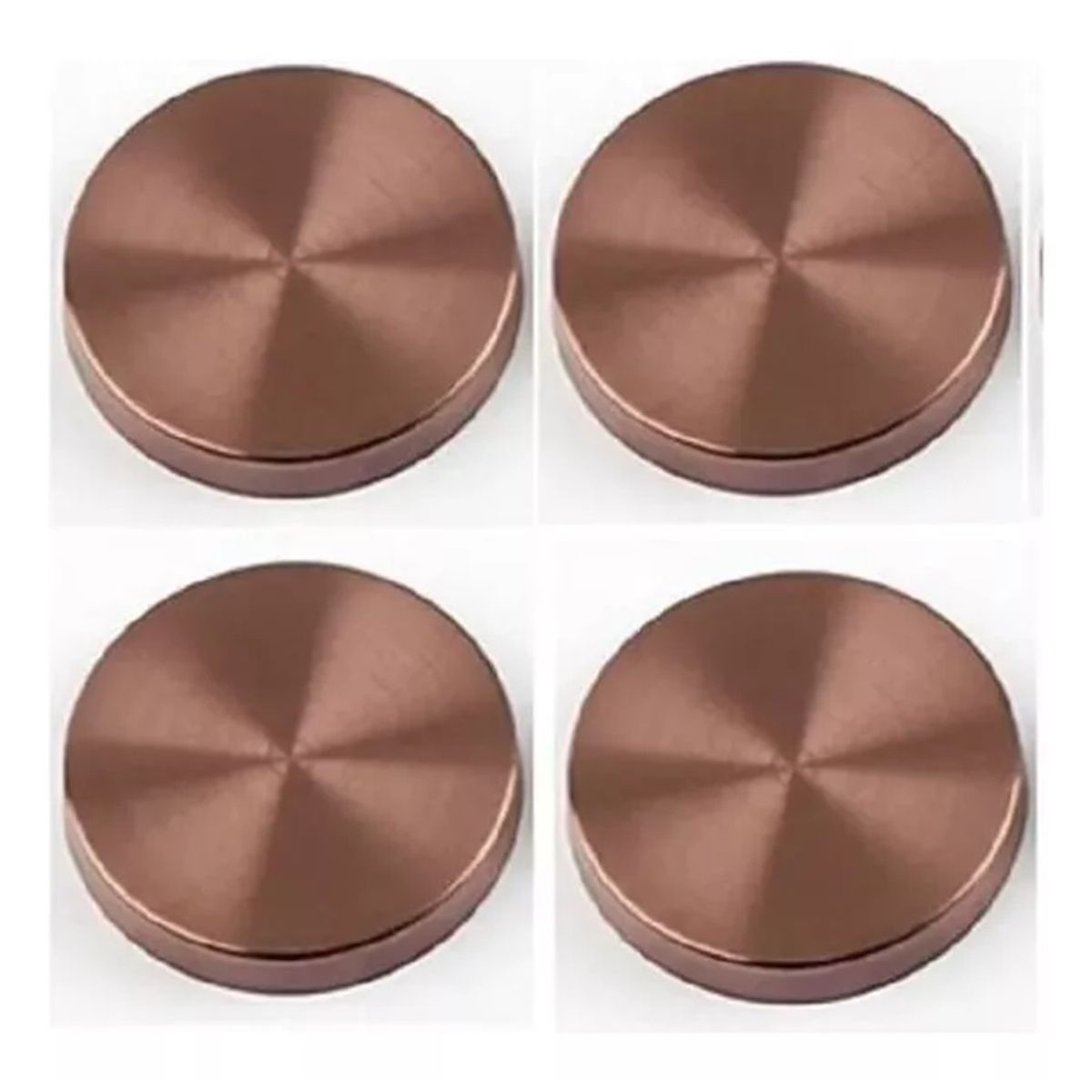 GENERICO - Tapa Tornillo Inoxidable Embellecedor 4un