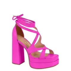 VIZZANO - Sandalia Mujer Eco Cuero Pink Neon