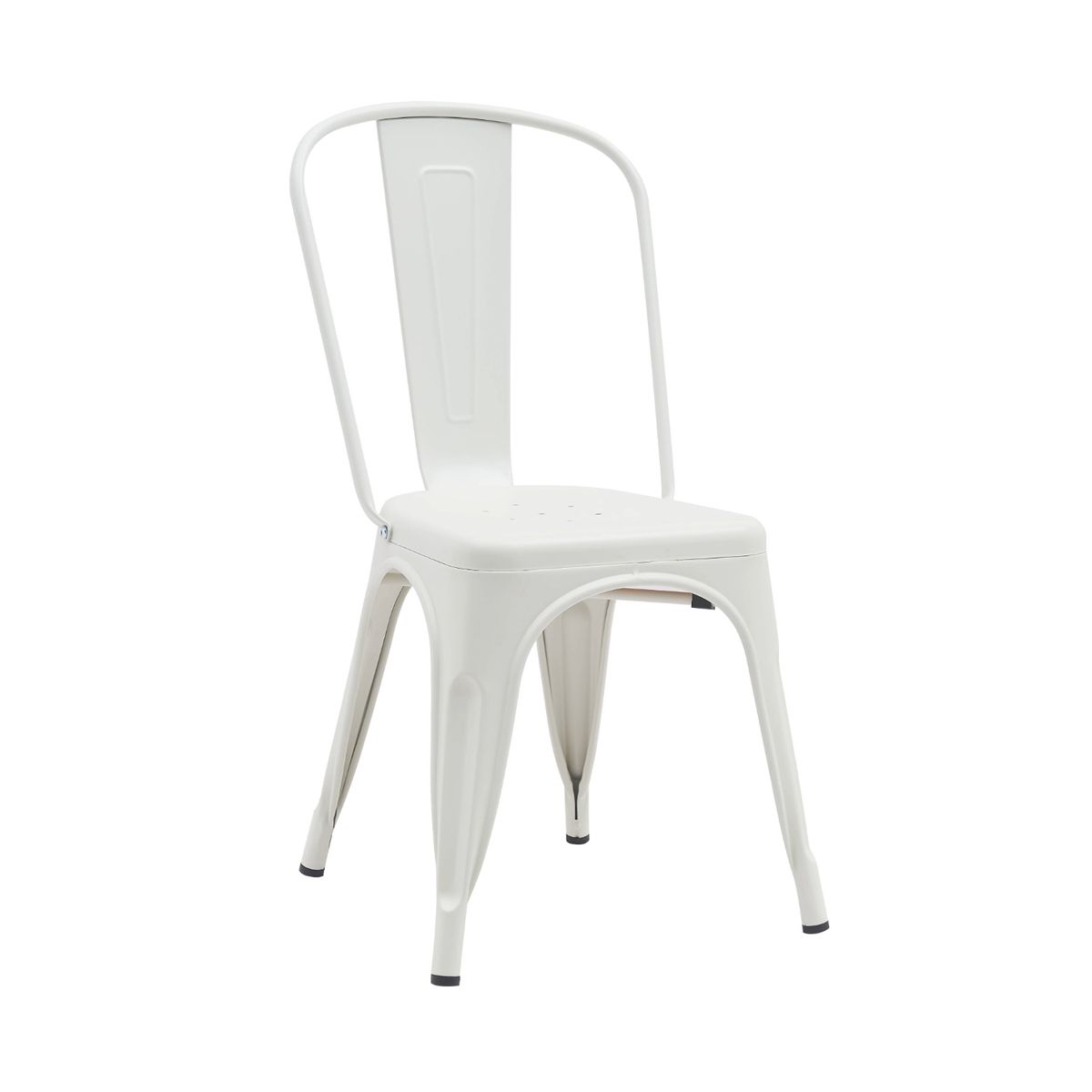BOKAN - Silla de Diseño Tolix París Blanco.