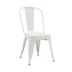 BOKAN - Silla de Diseño Tolix París Blanco