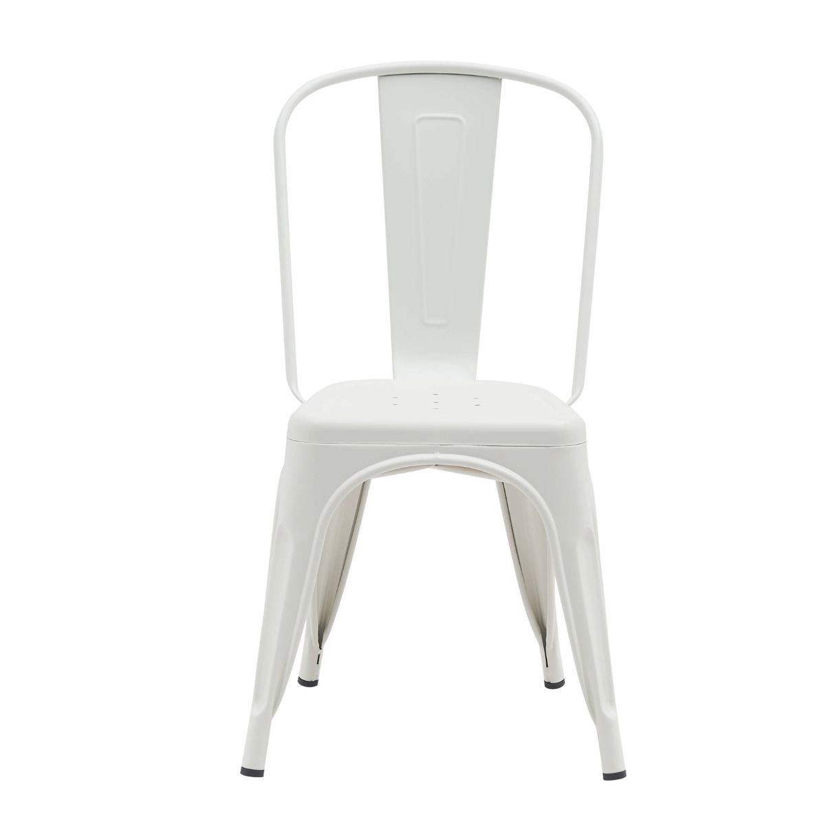 BOKAN - Silla de Diseño Tolix París Blanco.