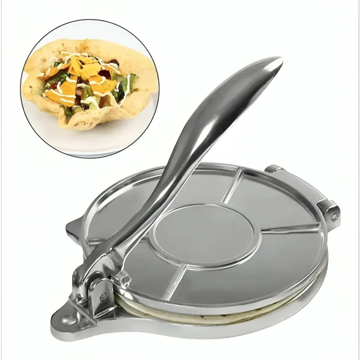 OEM - Prensa Para Tortillas 8 Pulgadas Cocina Acero Inoxidable