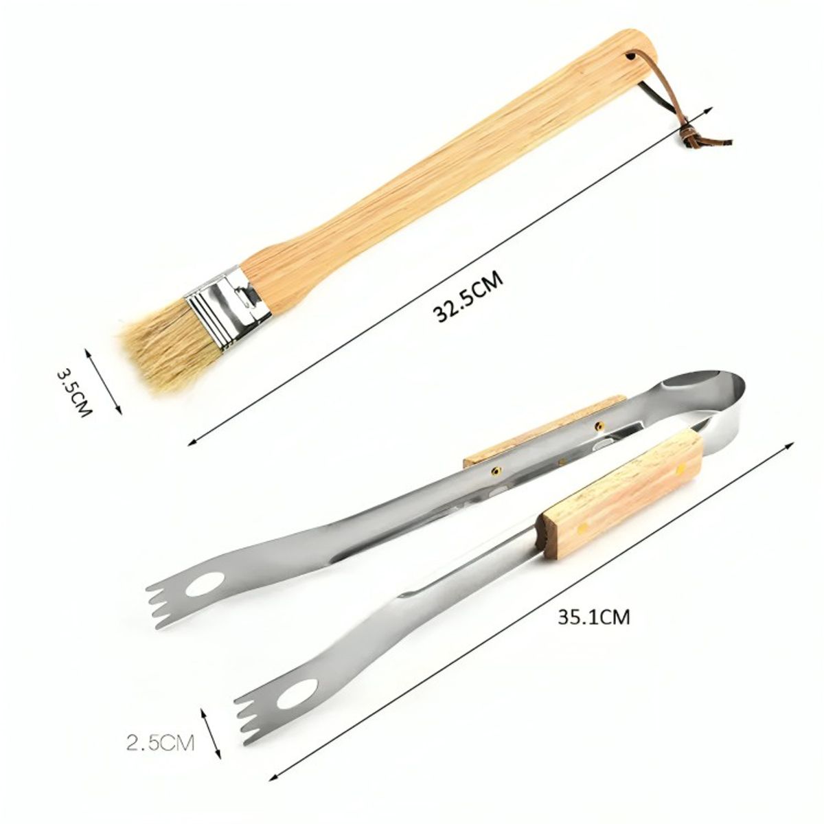 OEM - Set Parrillero 10 Herramientas Con Bolso Para Asados