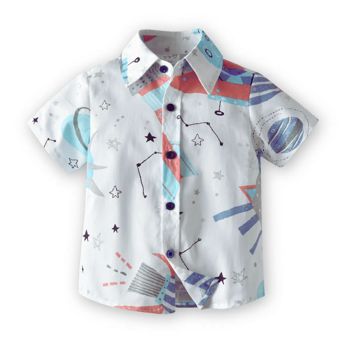 JUMP KIDS - Conjunto Vestir Pantalón y Tirante Bebé Niño 9 mes a 6 años Cosmic Sky