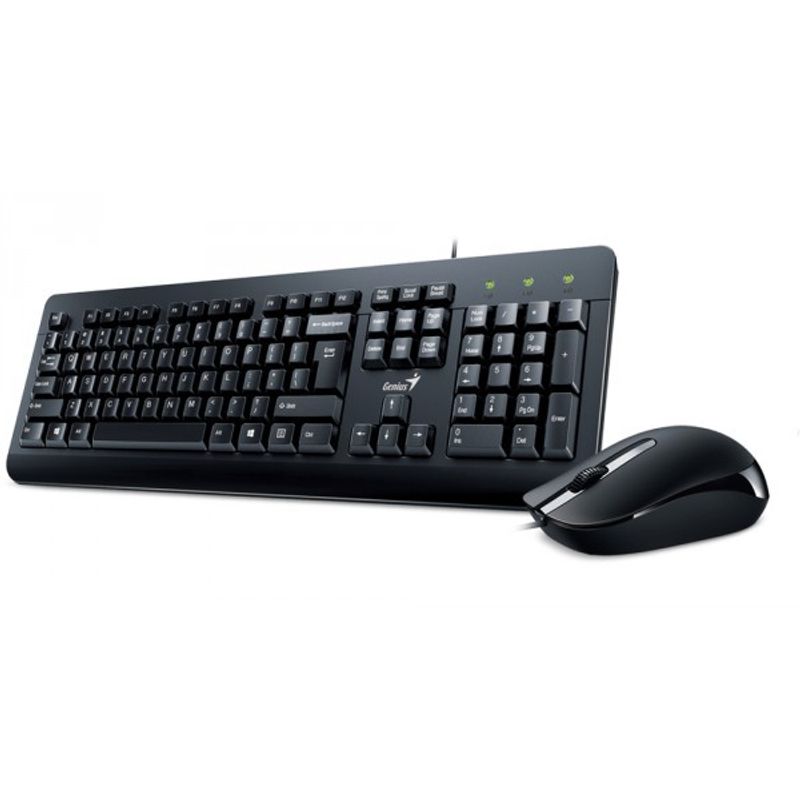GENIUS - TECLADO Y MOUSE GENIUS USB KM-160 ERGONÓMICO