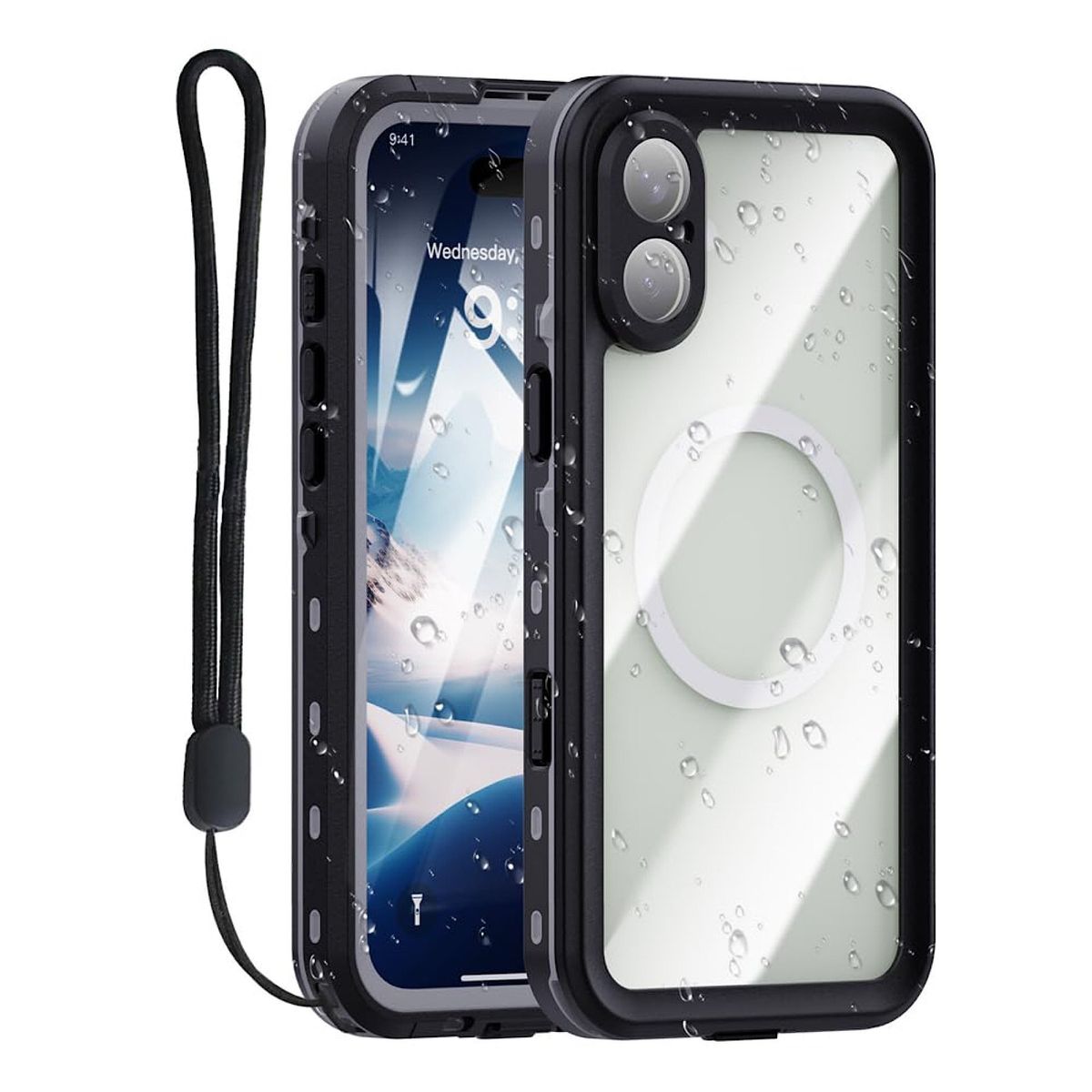 GENERICO - Carcasa Impermeable Con Magsafe Para iPhone 16