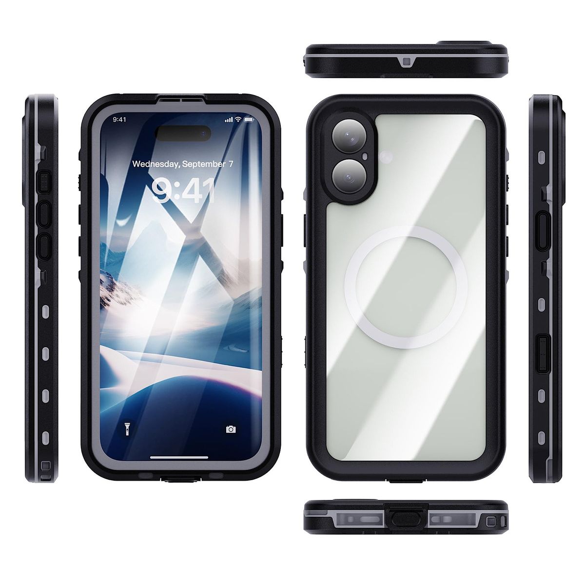 GENERICO - Carcasa Impermeable Con Magsafe Para iPhone 16