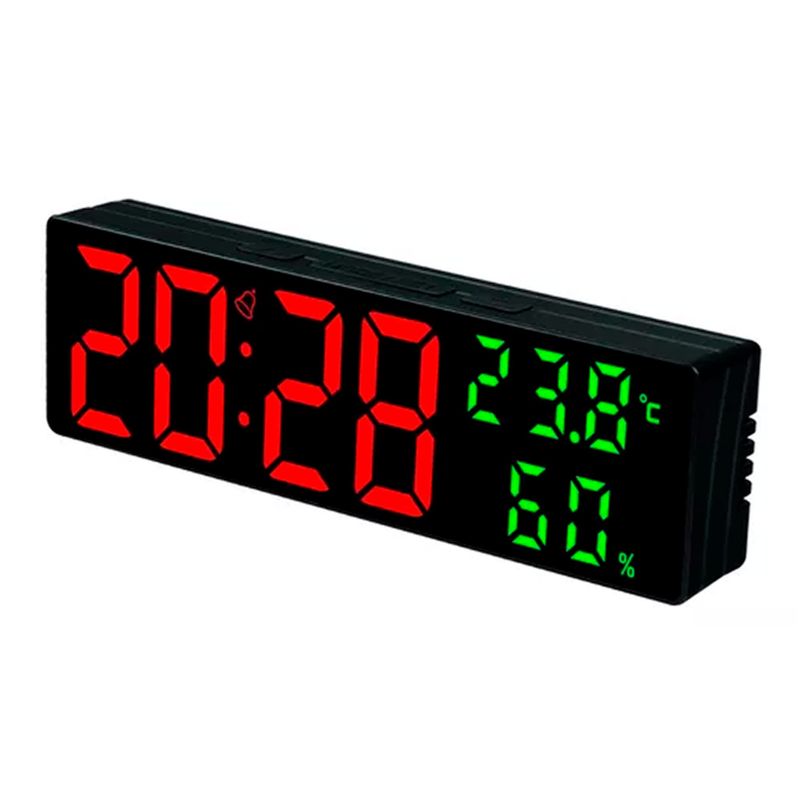 ESHOPANGIE - Reloj Despertador Led Fecha Temperatura Alarma Ds-3818l