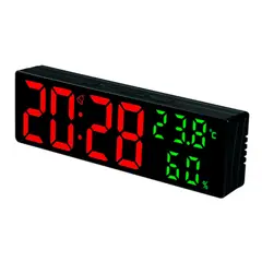 ESHOPANGIE - Reloj Despertador Led Fecha Temperatura Alarma Ds-3818l