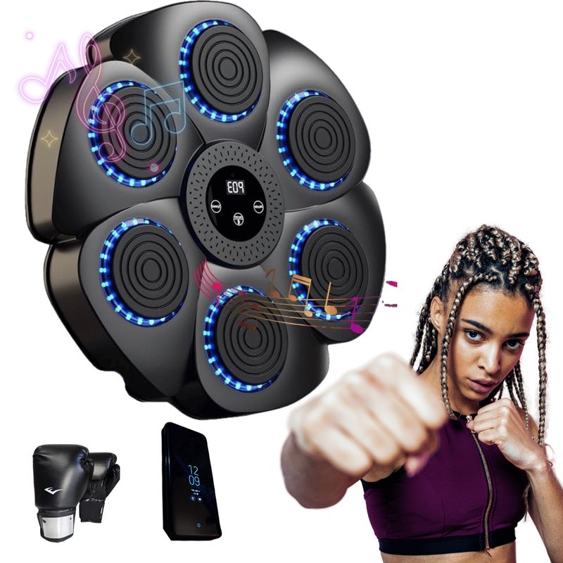 LINE - Máquina de Boxeo Musical Bluetooth con Guantes