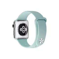 GENERICO - Correa Banda Boton Iwatch Applewatch Turquesa 38-40-41MM