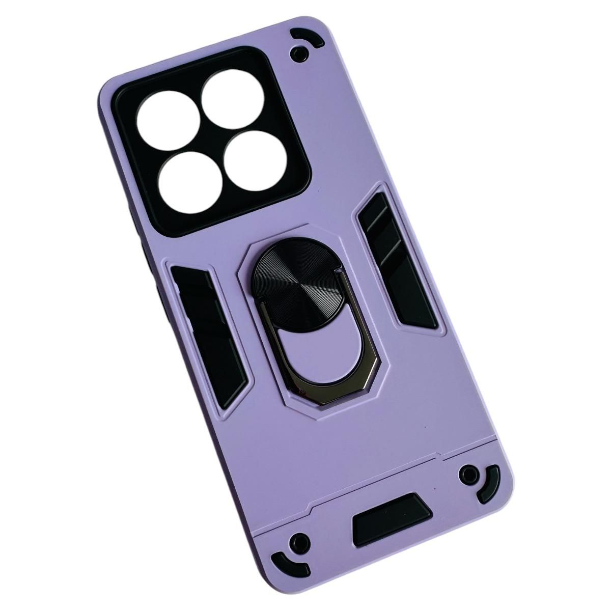 GENERICO - Carcasa Para Xiaomi 14t Pro 5g Anti Golpes Anillo Lila