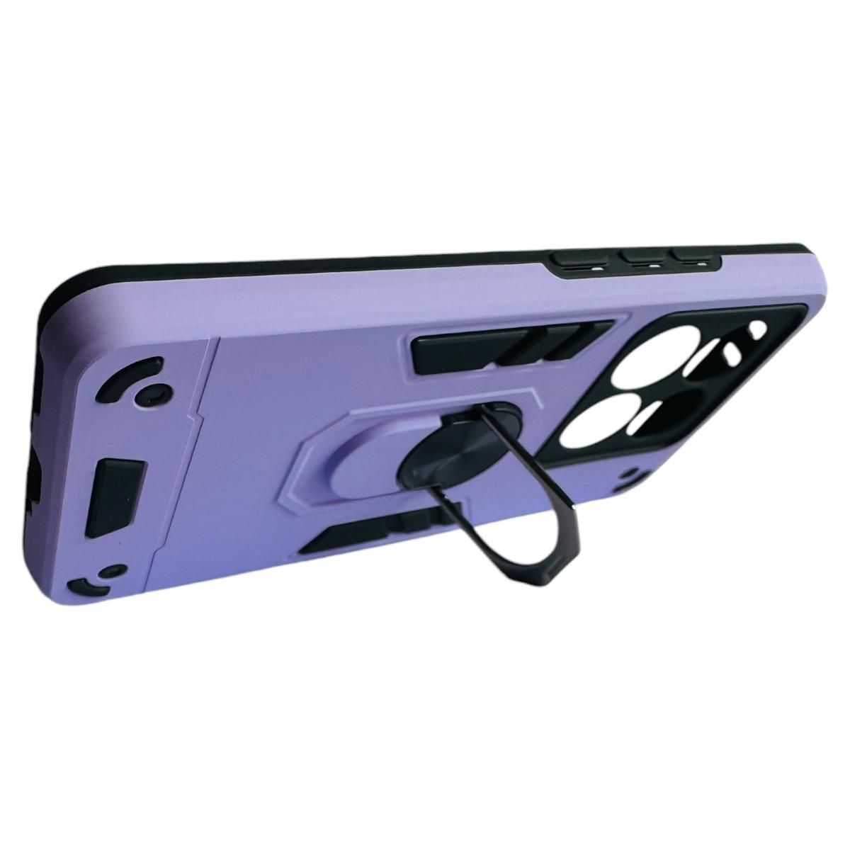 GENERICO - Carcasa Para Xiaomi 14t Pro 5g Anti Golpes Anillo Lila