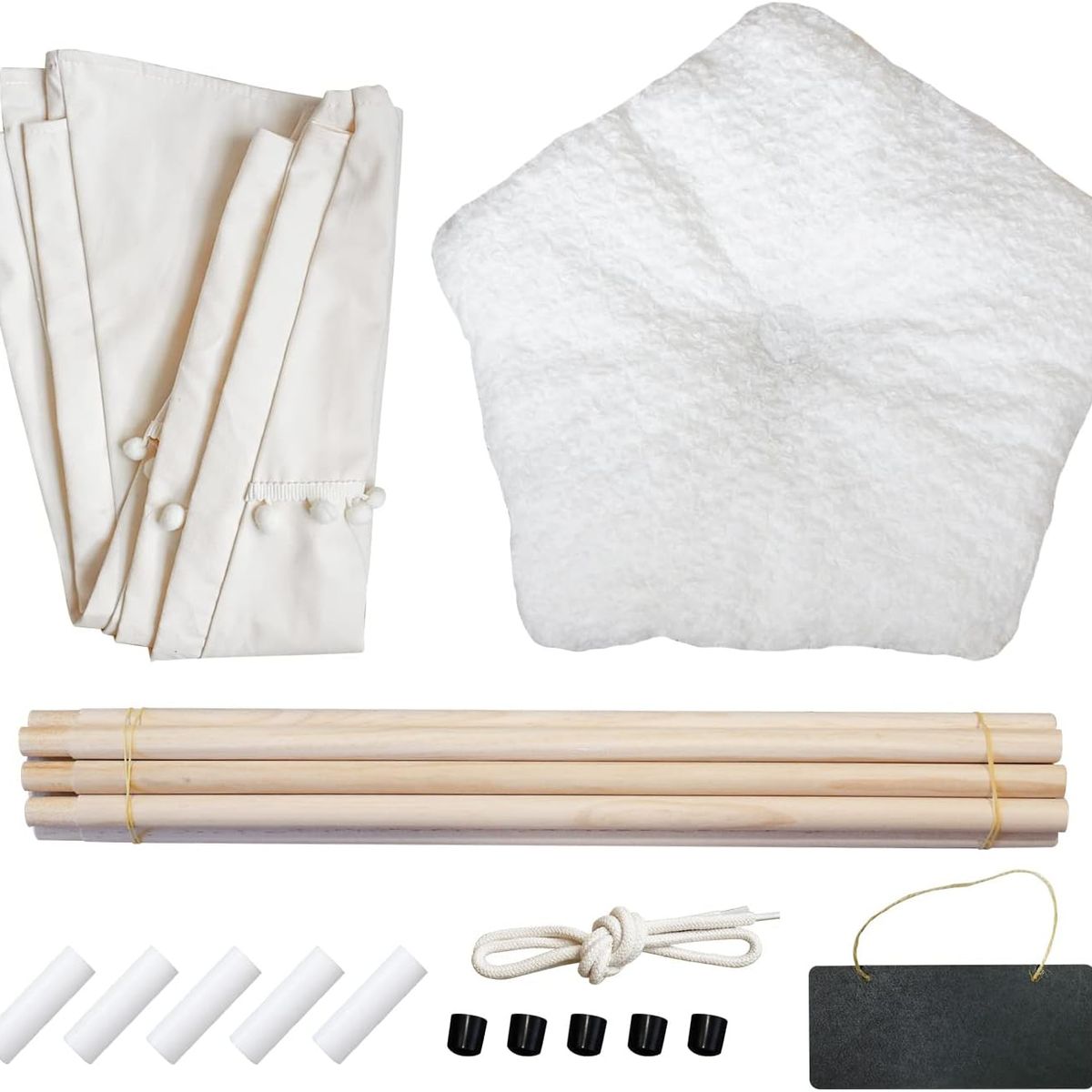 GENERICO - Cama Carpa Tipi Para Mascotas Estilo Boho-Nordico Purpura