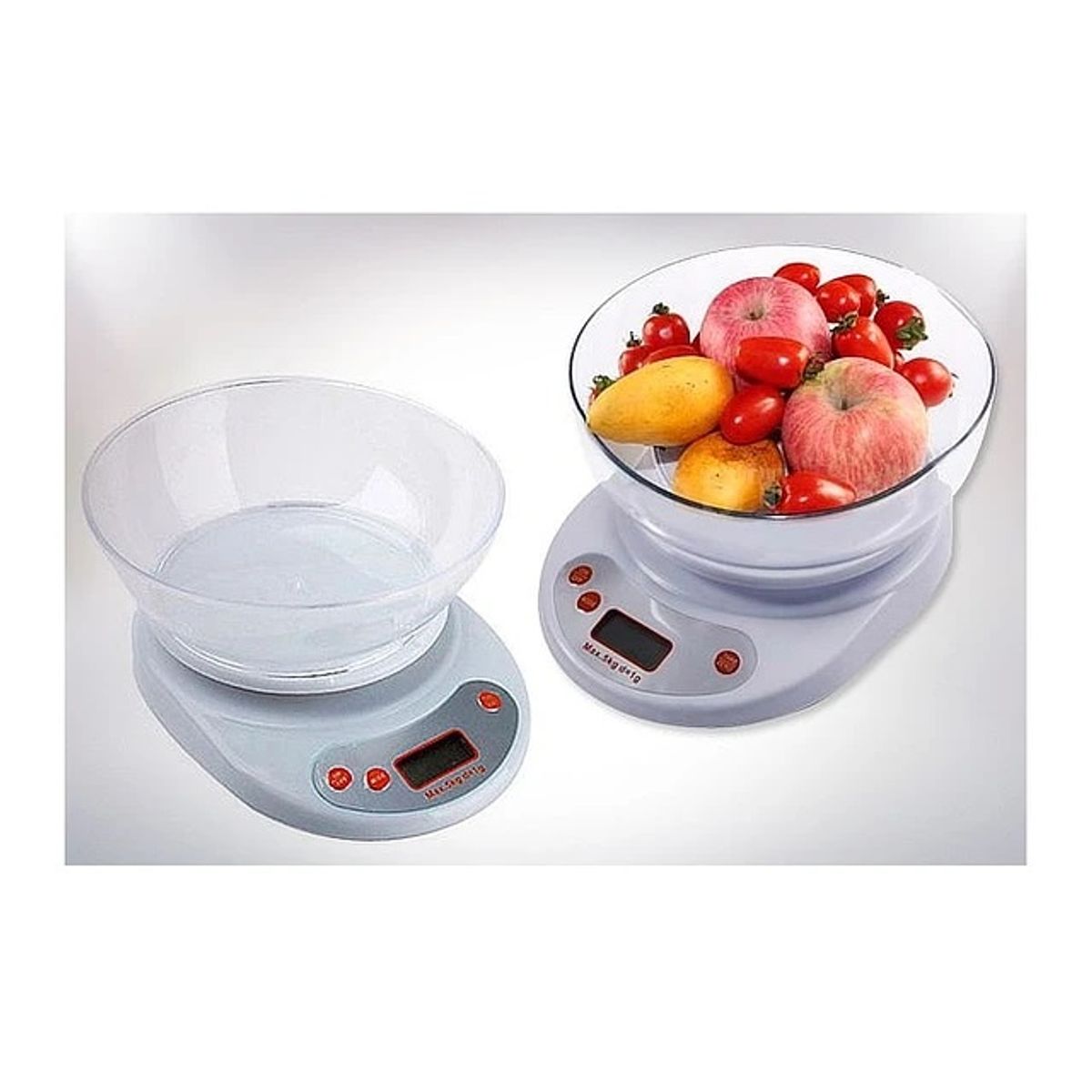 GENERICO - Balanza Pesa Digital Cocina 5 Kg Con Bowl