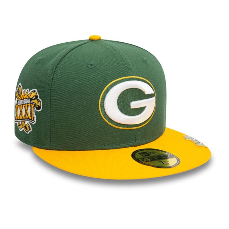 NEW ERA - Gorra 59Fifty Green Bay Packers NFL Pin Pack Dark Green