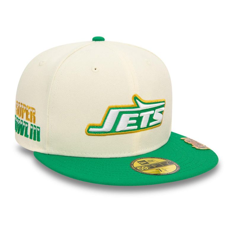 NEW ERA - Gorra 59Fifty New York Jets NFL Pin Pack White