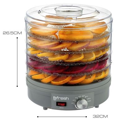 Imagen 2 del producto Deshidratador de frutas y alimentos Dry Fit Gris