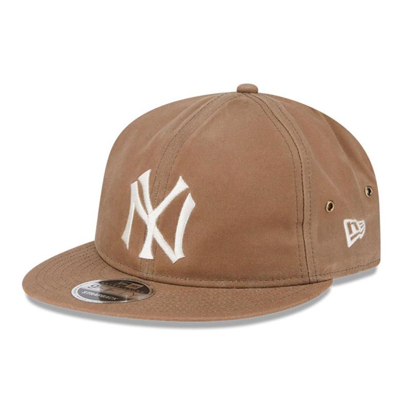 NEW ERA - Gorra 9Fifty New York Yankees MLB Waxed Canvas Beige