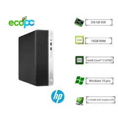 HP - PC ProDesk 400 G4 SFF i7-6700T 3,40 GHZ / 16 GB / 256GB SSD