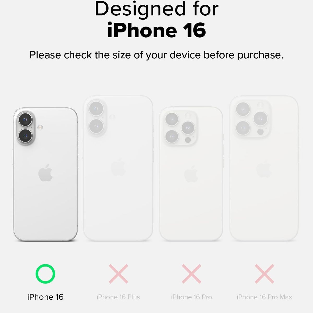 GENERICO - Carcasa Ringke Fusion-X Para iPhone 16 Normal - Camo Black