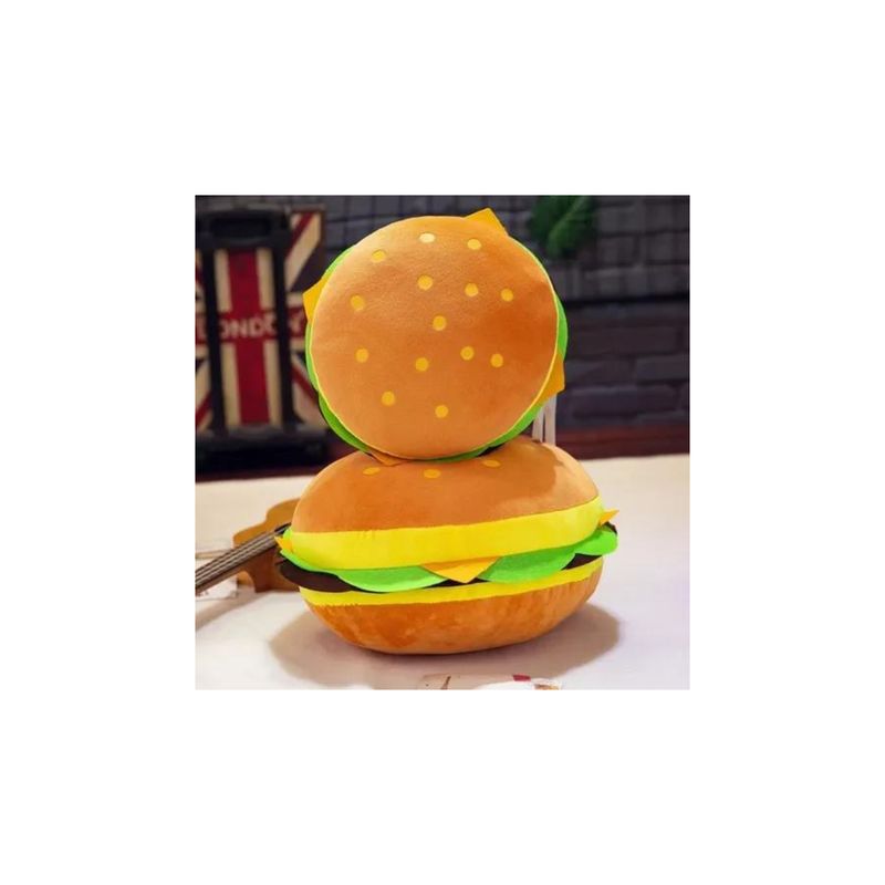 GENERICO - Hamburguesa de felpa Cojin Kawaii 40cm