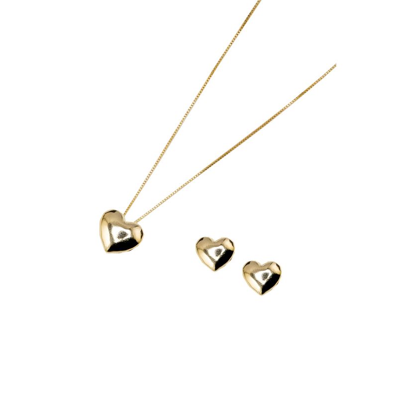 JOYAS MONTERO - Conjunto Bianca Con Baño de Oro 24k