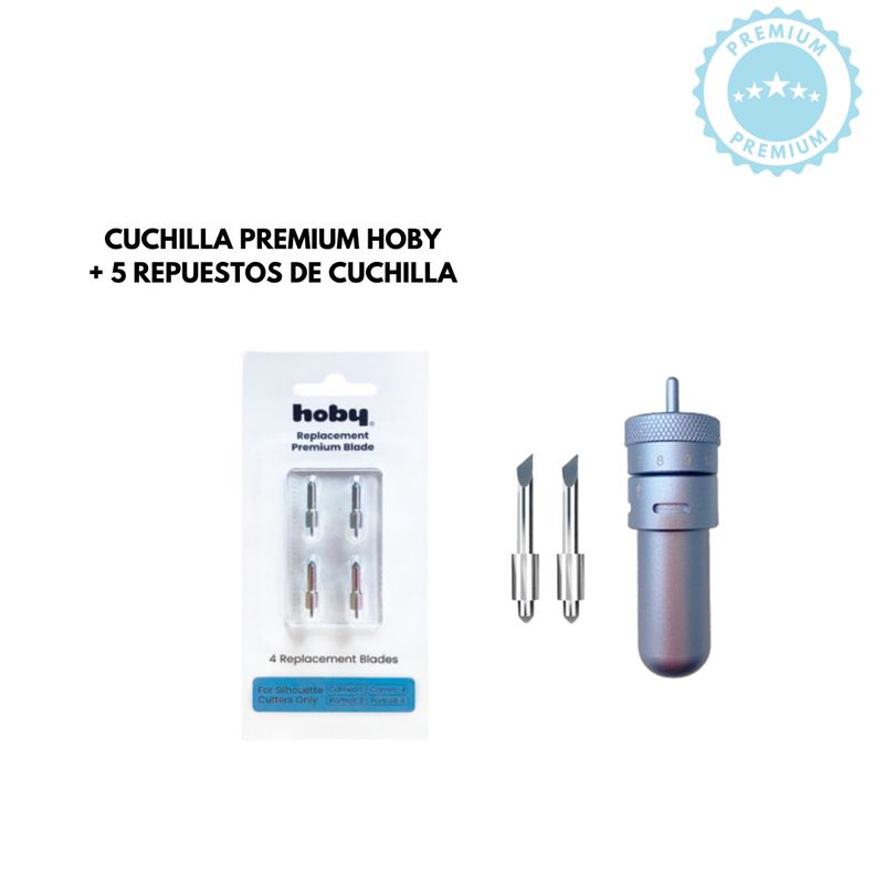GENERICO - CUCHILLA PARA CAMEO PREMIUM 1mm HOBY + REPUESTO