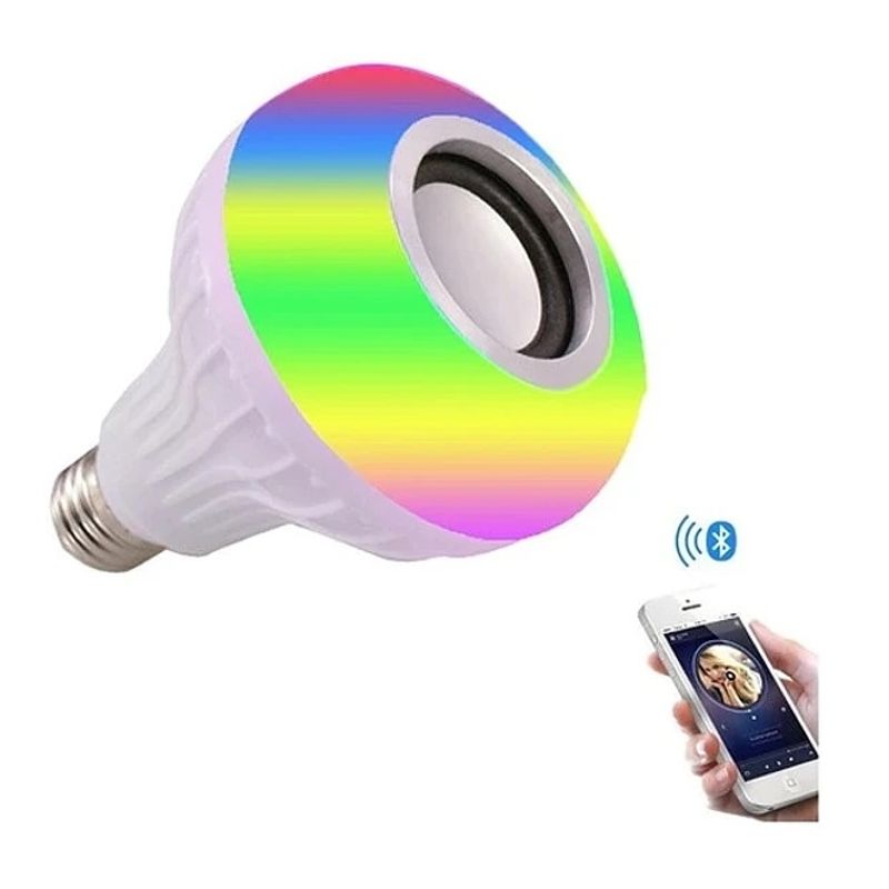GENERICO - Ampolleta Bluetooth Luz Led Altavoz C Remoto