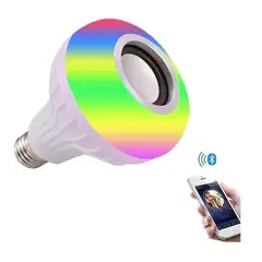 GENERICO - Ampolleta Bluetooth Luz Led Altavoz C Remoto