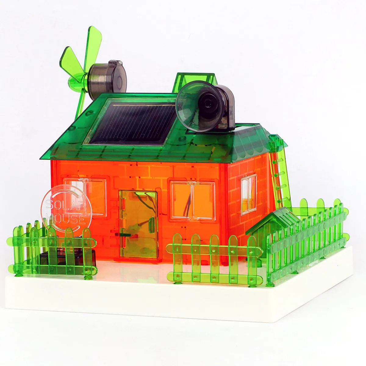 GENERICO - Casa De Juguete Solar Con Molino Para Crear Y Aprender - SC